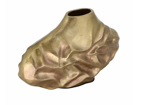 Pot de fleur en aluminium fait à la main à bas prix Vase de décoration de mariage Présentoir de table de sol Vase doré vintage de luxe - Product Image 5