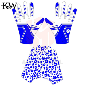 Gants de football américain 2026 de haute qualité, nouvelle collection, design personnalisé pour équipe, confortables, en cuir souple et adhérent, avec paume pleine et doigts entièrement protégés - Product Image 1