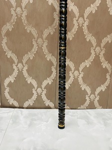 Bastón con Cabeza de Cobra Tallada a Mano en Latón y Madera de Haya |   Bastón de Serpiente de Arte Popular Original - Product Image 4