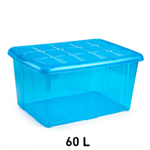 Boîte de rangement en plastique bleue N18 CAJA pour organiser et trier les articles - Product Image 1