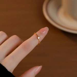 Hallmark Silver Gold-Plated Casual Signet Ring for Women - Product Image 2