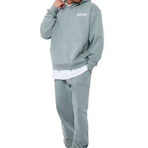 Conjunto Deportivo Holgado para Hombre, Corte Regular, Tela Suave, Sudadera con Capucha y Pantalones Jogger, Ropa Deportiva Informal de Invierno para Fitness, Running, Gimnasio y Actividades al Aire Libre - Product Image 1