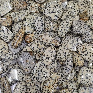 พลอยธรรมชาติคุณภาพสูง AAMNA GEMS หินดาลเมเชียนแจสเปอร์ รูปทรงต่างๆ ขนาด 20-40 มม. น้ำหนัก 10-20 กรัม จากราชสถาน - Product Image 2