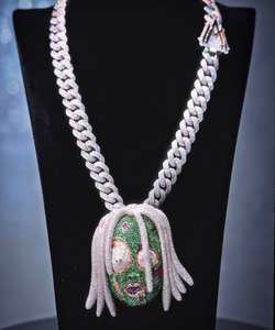 สร้อยคิวบันประดับเพชรแบบอิสต์เอาท์ ทอง 18K 14K และเงิน ผลิตในอินเดีย สำหรับงานปาร์ตี้และสวมใส่ในชีวิตประจำวัน มีจำหน่ายในราคาที่ดีที่สุด - Product Image 3