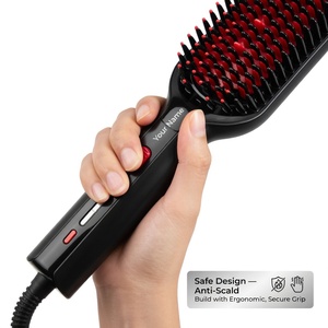 Professional OEM Ceramic Hot <b>Comb</b> Hair Straightener 16 Temperature Settings Dual Voltage Private Label - Product Image 2