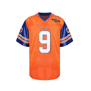 Camiseta de Fútbol Americano Personalizada al por Mayor, Transpirable, de Malla Cosida, Uniforme Deportivo Sublimado para Partidos - Product Image 1