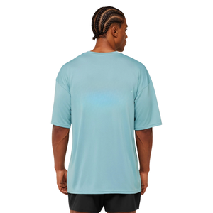 Camiseta Deportiva Oversize para Hombre, Transpirable, de Alto Rendimiento, para Entrenamiento, Ajuste Holgado, Color Azul Turquesa - Product Image 2
