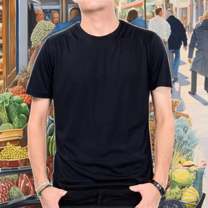 Camiseta OEM para hombre diseñada con un estilo moderno que ofrece un ajuste cómodo y un rendimiento confiable al por mayor - Product Image 6