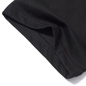 Men's Black <b>Bamboo</b> Fiber for T-Shirt Eye Print Design Short Sleeve O-Neck Casual Regular Fit Knitted Breathable <b>Screen</b> Printing - Product Image 3