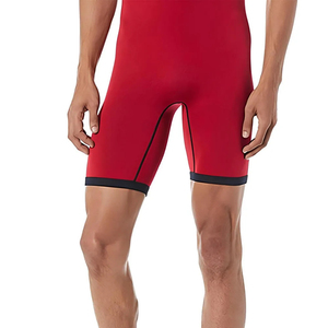 New Manufacturer New Design Knitted Cotton Spandex Breathable Comfortable Sleeveless <b>Tank</b> <b>Top</b> for Men Fitness Training Wear Red - Product Image 6