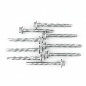 Tornillos Autoperforantes de Cabeza Hexagonal de Tamaño Personalizado de 40 mm a 120 mm - Acero al Carbono Galvanizado en Caliente - Product Image 1