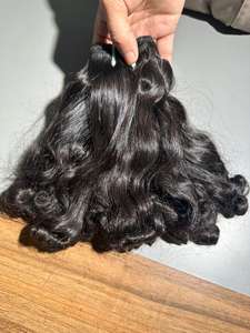 Extensión de cabello humano rizado hinchable para bebé Patrón de onda de rizo suave Volumen de brillo natural Precio de fábrica a granel Oferta: No modelo permanente - Product Image 3