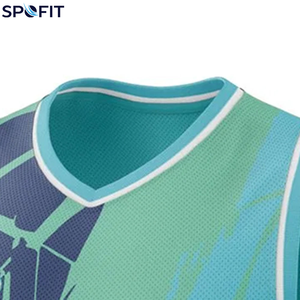 Nueva Llegada, Jersey de Baloncesto Personalizado, Sublimación, Impresión por Transferencia de Calor, Cuello en V, Sin Mangas, Servicio OEM, Jersey de Baloncesto Personalizado - Product Image 3