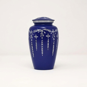 Urna Funeraria de Aluminio Hecha a Mano, Grande, para Cenizas Humanas de Adultos, Urna de Alta Calidad Grabada al Mejor Precio - Product Image 2