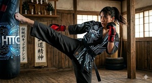 Bolsa para Karate Gi HTTC 100% Algodón 450 GSM Fighter Rank |   Modelo Unisex para Adultos Transpirable, Duradero, Ligero y de Secado Rápido HTTC-KS-20 - Product Image 2