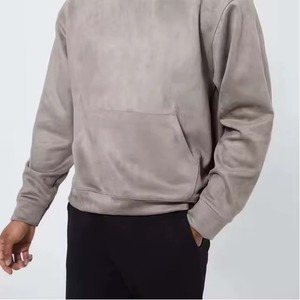 Sudadera con capucha y cremallera para hombre, talla grande, con efecto desgastado y lavado ácido, forro polar, hombros caídos, lisa, última colección Pakistán 2026 - Product Image 3