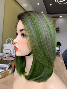 Bone Straight <b>Wigs</b> Colored Vietnamese <b>Human</b> Hair Closure Transparent Lace and HD Lace - Product Image 4