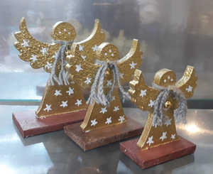 Conejo hecho a mano de alta calidad, decoración de mesa de Navidad, adornos colgantes de plástico con acento plateado y dorado, decoraciones de calidad para festivales - Product Image 4