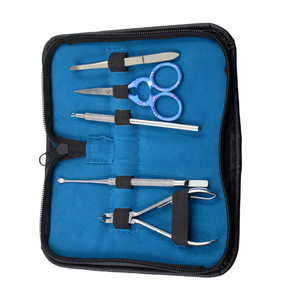 High Quality Professional 5 1 Stainless Steel <b>Nail</b> Clipper Set Manicure Pedicure Portable Beauty Tools <b>Kit</b> Cuticle Tweezer for - Product Image 3