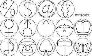 Jeu de 27 poinçons en acier industriel de 6mm avec tampons de base Applications polyvalentes - Product Image 3