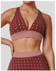 Highly Professional Women,s Slim Fit Workout Sportswear Set Includes High Waist Leggie Bra <b>Plus</b> <b>Size</b> Anti-Bacterial Washed Solid - Product Image 4