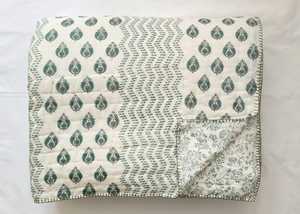 <b>Handmade</b> Eco-Friendly Anti-Bacteria Kingsize Cotton <b>Quilt</b> Set for Wedding Home & Hotel Use - Product Image 3