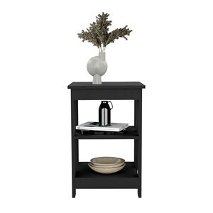 Taylor 3-Tier Storage <b>Side</b> <b>Table</b> Small Space Nightstand with End <b>Table</b> Function Console <b>Tables</b> <b>for</b> <b>Sofa</b> Use - Product Image 6