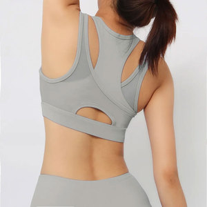 Soutien-gorge de sport extensible et anti-transpiration pour yoga, maintien élevé, soutien-gorge de sport sans coutures pour yoga, gym et fitness - Product Image 6