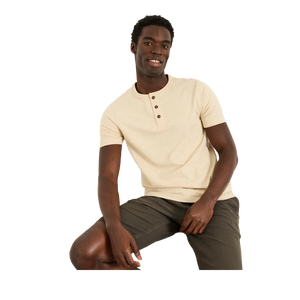 Camiseta de Manga Corta con Cuello Redondo para Hombre, 100% Algodón, Corte Regular, Color Sólido, Tejido de Punto - Product Image 3