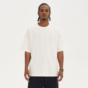 Camisetas de Algodón 100% de Alta Calidad, 230 g/m², Estilo Vintage, Corte Regular, Hombros Caídos, Streetwear, con Logotipo Personalizado, para Hombre, al por Mayor, Lisas - Product Image 3