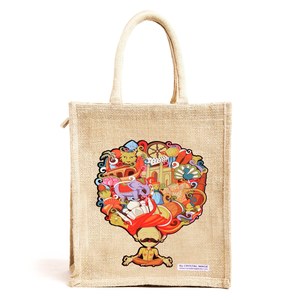 Latest Arrivals Premium Quality <b>Large</b> Jute Tote <b>Bag</b> Multi Color Promotional <b>Bag</b> with Custom Print <b>Beach</b> Use on Sale - Product Image 4