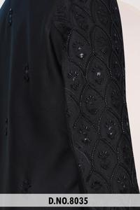 Sherwani Indo-Occidental con Lentejuelas Midnight Noir, Ropa Formal Masculina para Celebraciones Nocturnas y Grandes Eventos de Recepción con Textura de Lujo - Product Image 2