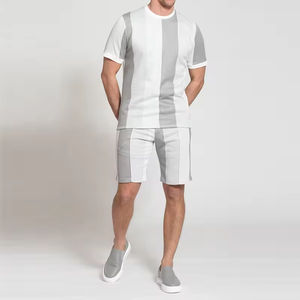 Ensemble de vêtements de sport pour homme, été, fin, séchage rapide, haut à manches courtes et short de sport, ensemble de shorts pour homme - Product Image 5