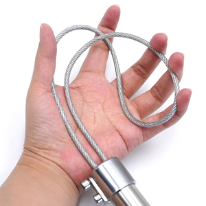 Herramienta Manual para Capturar Cerdos Optitech Healthcare Silver con Gancho y Cuerda, Certificación CE, 11 Posiciones de Mandíbula, Grado Quirúrgico para Uso en Granjas PS-7417 - Product Image 1