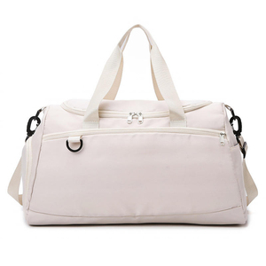 Sac de sport unisexe en cuir véritable grande capacité, imperméable, pour activités de plein air, fitness, week-end, nuitée, en polyester et PVC, vente en gros sur mesure - Product Image 3