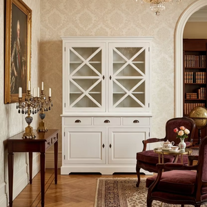 Mueble Contemporáneo de Estilo Occidental, Ecológico y Duradero, de Madera Maciza con Acabado de Textura Natural, 8 Estantes para Oficina en Casa Versátil - Product Image 2