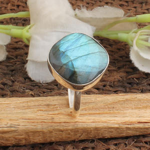 925 Sterling <b>Silver</b> Bezel Setting Turquoise Brilliant Cut Handmade Classic <b>Boho</b> Dainty Solitaire <b>Ring</b> Certified Jaipur Unisex - Product Image 1