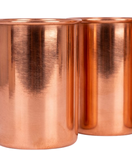 Metal Simple Shiny <b>Copper</b> Water <b>Bottle</b> With Glass for Ayurveda Health Benefits <b>Drinking</b> Water <b>Copper</b> Water <b>Bottle</b> and Glass Set - Product Image 6