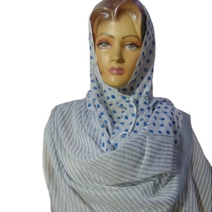 New 2026 Soft Breathable Crumple Head <b>Wraps</b> <b>Shawls</b> Muslim Islamic Plain 100% Rayon Cotton Modal Flower Print Hijab Women Scarf - Product Image 1