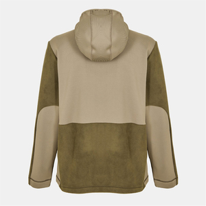 เสื้อแจ็คเก็ตฮู้ดผู้ชายผ้าฟลีซสองสีแบบซิปเต็มตัว สไตล์ลำลอง สตรีทแวร์ อุ่นสบายสำหรับฤดูหนาว รับผลิตแบบ OEM ขายส่ง - Product Image 2