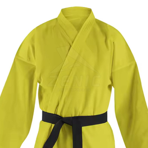 Uniforme de karaté respirant de haute qualité pour l'entraînement et la compétition, avec logo frontal, prix d'usine, vente en gros - Product Image 4