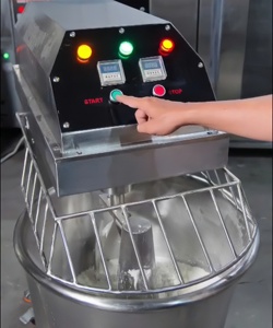 Amasadora Espiral Comercial con Tazón de Acero Inoxidable, Eléctrica, para Panadería, Control de Dos Velocidades con Perilla, Botón de Paro de Emergencia - Product Image 5