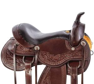 Silla de Montar para Caballo, Versión Mejorada, de Plástico Resistente, Cómoda, con Cuero Sintético y Herrajes Niquelados - Product Image 5