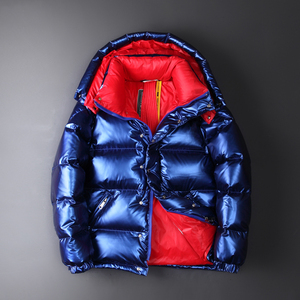 High Quality Men's Long <b>Thin</b> Bubble <b>Jacket</b> <b>Waterproof</b> Latest Fashion Style Customized Logo Wholesale Price Custom Sizes Shining - Product Image 5