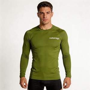 2026 <b>Men's</b> Long Sleeve <b>Compression</b> <b>Shirt</b> Navy Slim Fit Quick Dry Sporty O-Neck Base Layer Top <b>compression</b> <b>shirt</b> <b>men</b> <b>For</b> sale - Product Image 5