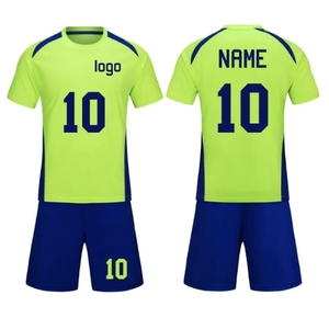 ชุดฟุตบอล OEM ชุดกีฬา โพลีเอสเตอร์ 100% ออกแบบเองได้ ไซส์ใหญ่ แขนครึ่งตัว โลโก้ด้านหน้า ระบายอากาศได้ดี Alexandria Industries - Product Image 2