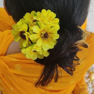 Mini Sunshine girasol cabeza Margarita flor matrimonio habitación decoración DIY arreglo floral arte boda compromiso fiesta decoraciones - Product Image 1