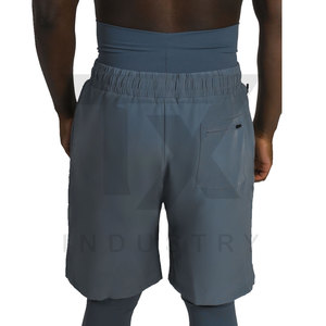 New Arrivals High Street Solid <b>Cargo</b> Awrah Shorts Men Spandex/Polyester Canvas Quick Dry Stretchable Customizable Drawstring - Product Image 6