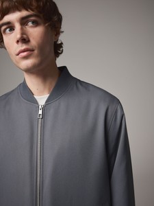 Factory Manufacturer Outdoor Fashion <b>Jacket</b> <b>Slim</b> <b>Fit</b> Men Regular <b>Fit</b> Stand Collar Windbreaker Bomber <b>Jackets</b> - Product Image 4