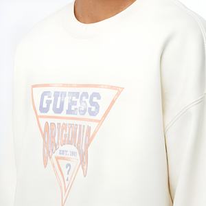 Sweat-shirt à col rond surdimensionné pour homme de haute qualité avec logo personnalisé, en molleton de coton, streetwear décontracté, OEM - Product Image 6